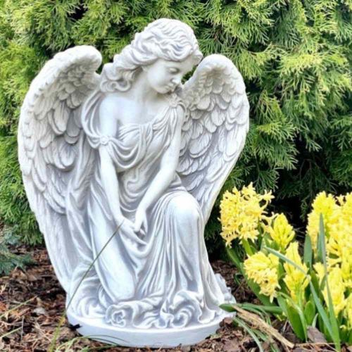 Patsas, enkeli, 49 cm, betonia