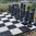 Iso shakkilauta ulkokäyttöön